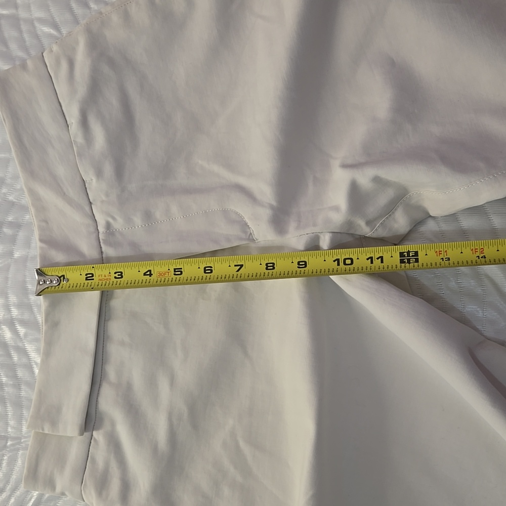 Wide-Leg Cream Pants - Picture 10 of 12